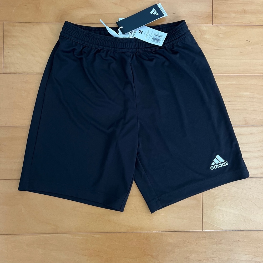 Kid’s Adidas Black Performance Soccer Shorts Lightweight & Breathable